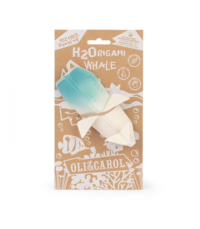 H2Origami Whale for Bathing & Teething