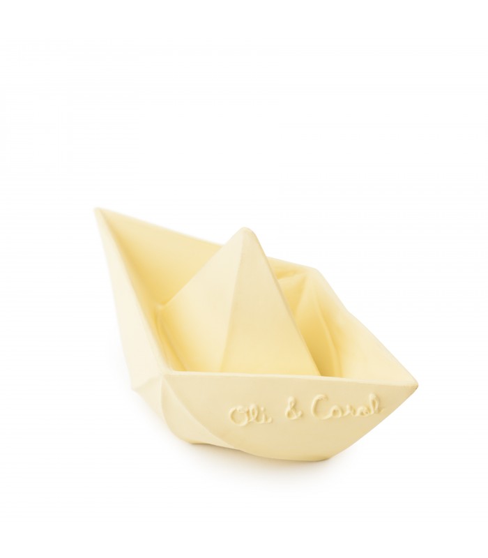 Vanilla Origami Boat for Babies